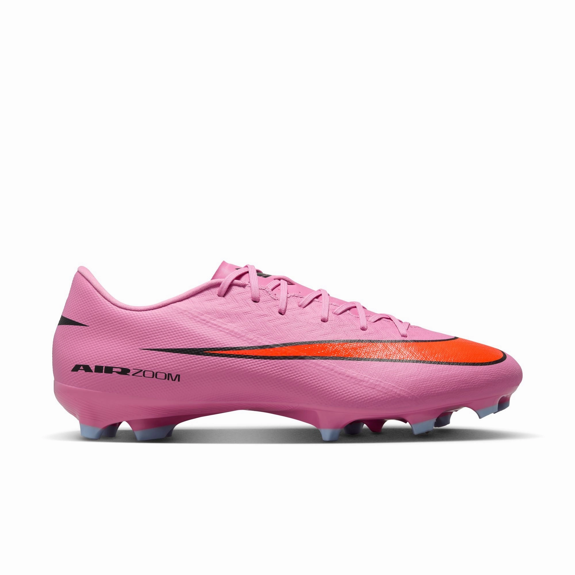 Soccer Cleats With Changeable Studs Nike Zoom Mercurial Vapor 16 Academy FG Firm Ground Soccer Cleats- Magic Flamingo/ Black Total Crimson