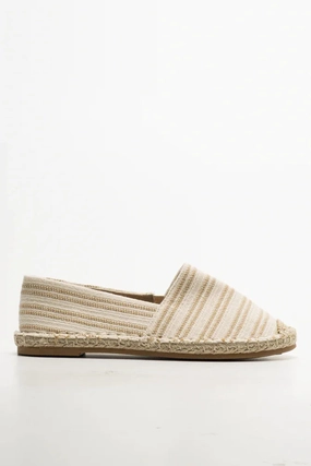Espadrille Flat Shoe Natural High Arch Shoes