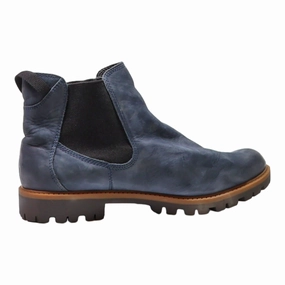 Wirecutter Chelsea Boots TAMARIS Chelsea Boots Blue Suede Womens UK 7