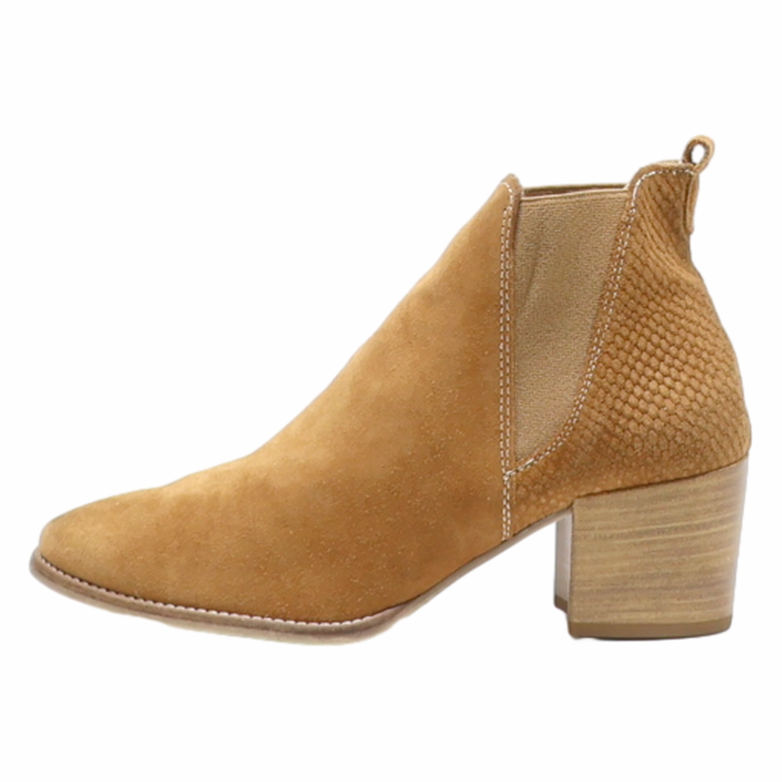 TAMARIS Chelsea Boots Brown Leather Womens UK 5 Embauchoir Chelsea Boots