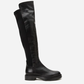 Globe Chelsea Boots The Harmony Belle Black Leather Knee High Women Boot