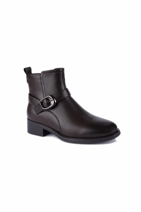 The Loren 01-5598 Leather High Ankle Boots