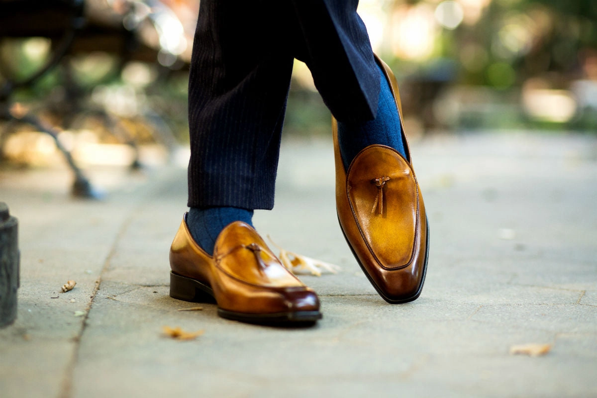 The Van Damme Belgian Loafer - Tobacco Vagabond Cosmo Loafers
