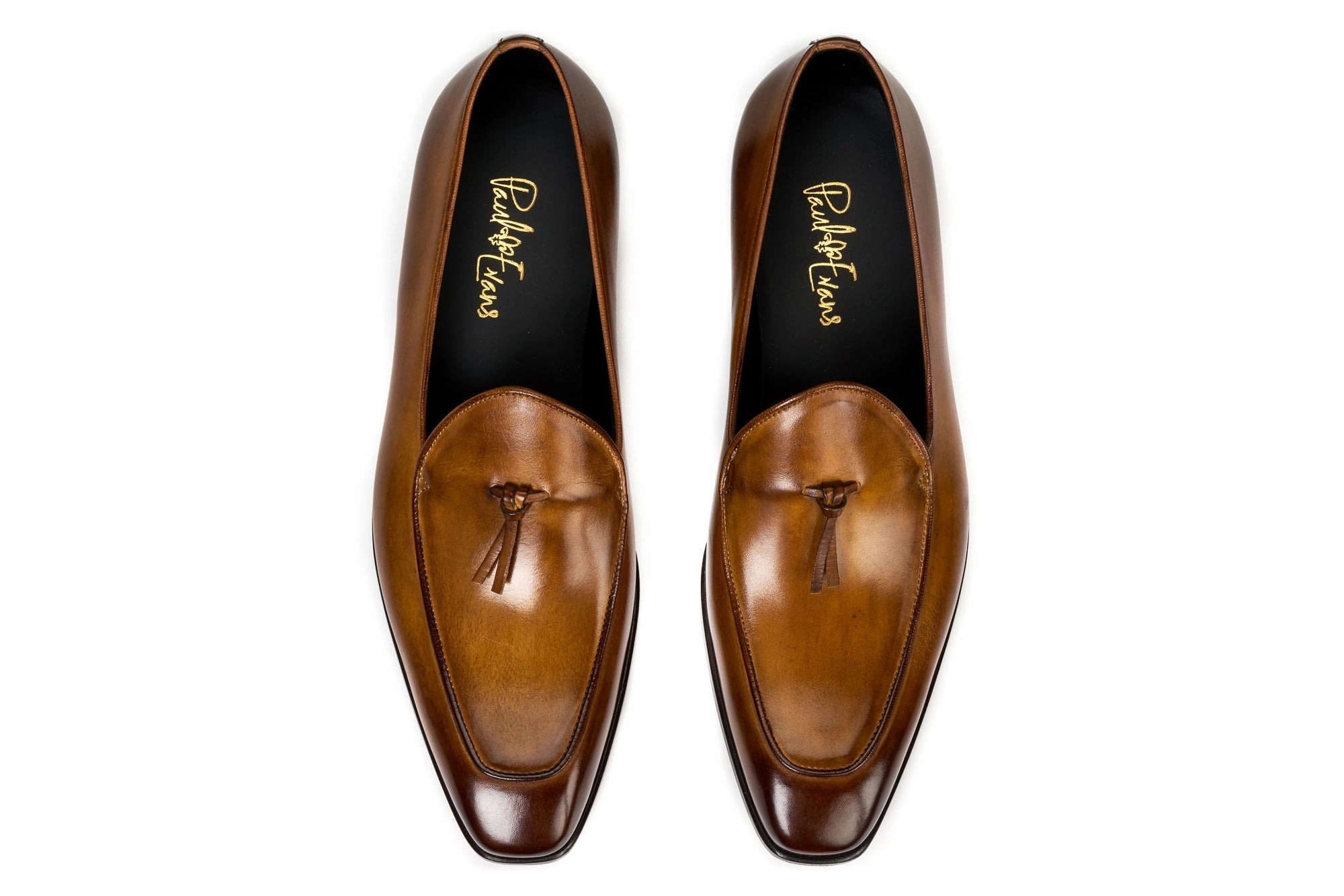 Brushed Leather Loafers The Van Damme Belgian Loafer - Tobacco