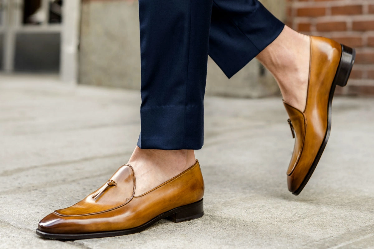 Loafers Trousers The Van Damme Belgian Loafer - Tobacco