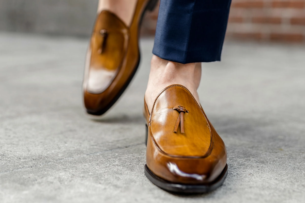 The Van Damme Belgian Loafer - Tobacco Best Pants To Wear With Loafers