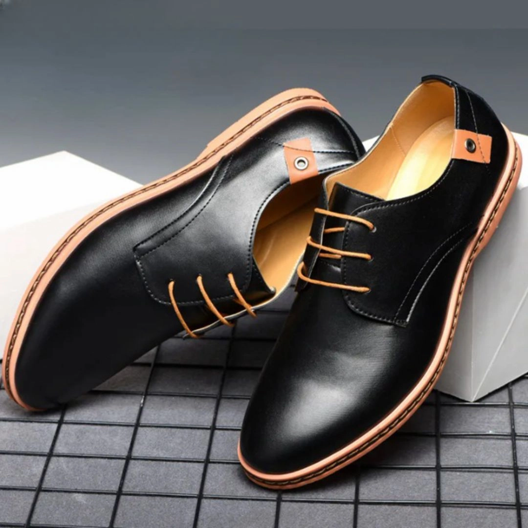 Red Lace Up Shoes Theron Signature Derby Shoes