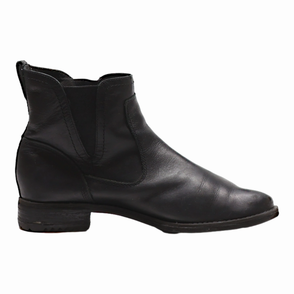 TIMBERLAND Chelsea Boots Black Leather Womens UK 6.5 Wide Fit