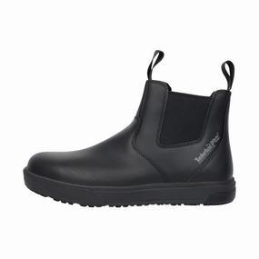 Timberland Pro Berkley Chelsea Composite Toe Black Socks With Chelsea Boots