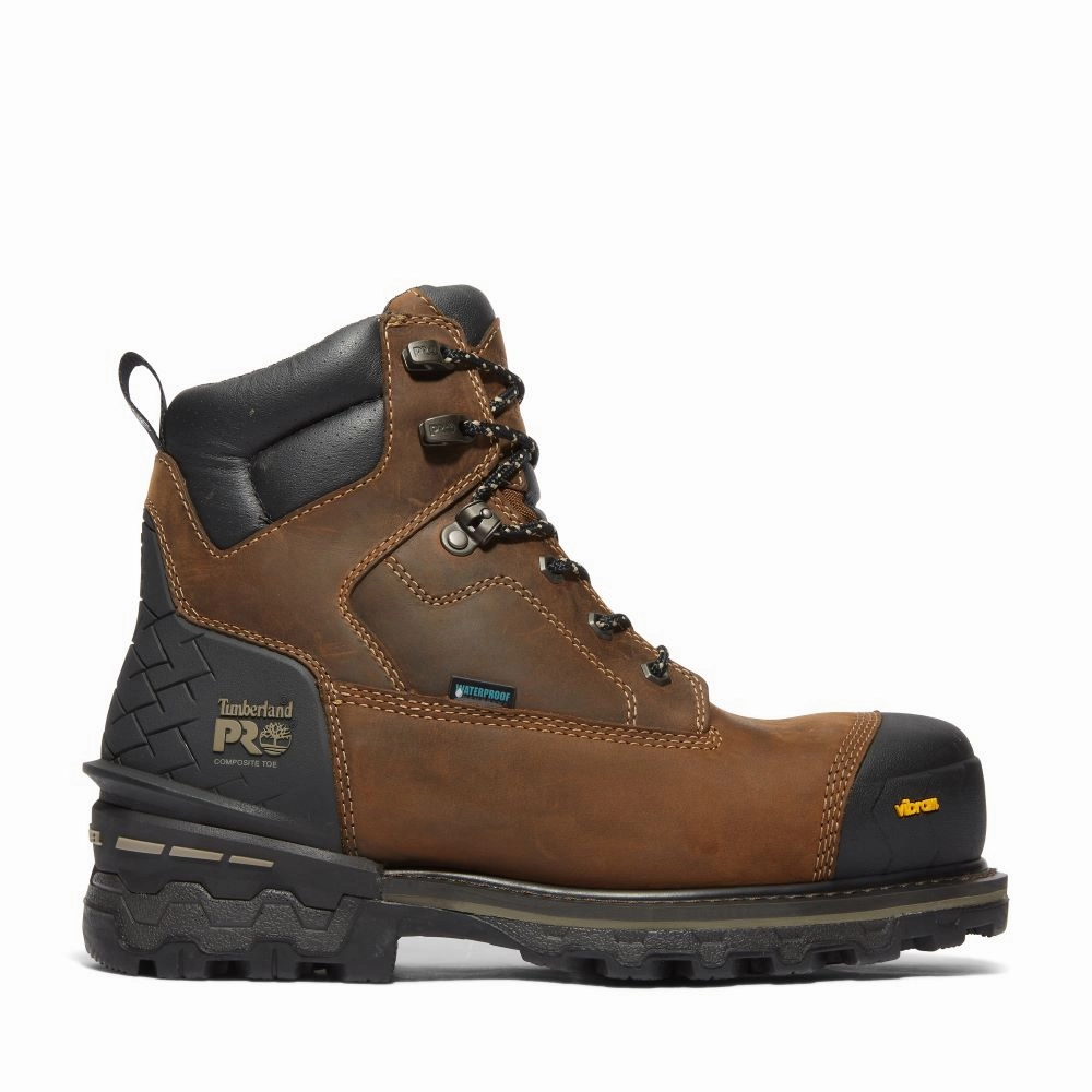 Timberland PRO Men's Boondock HD 6-Inch Waterproof Insulated Comp-Toe Work Boots Classic Work Boots