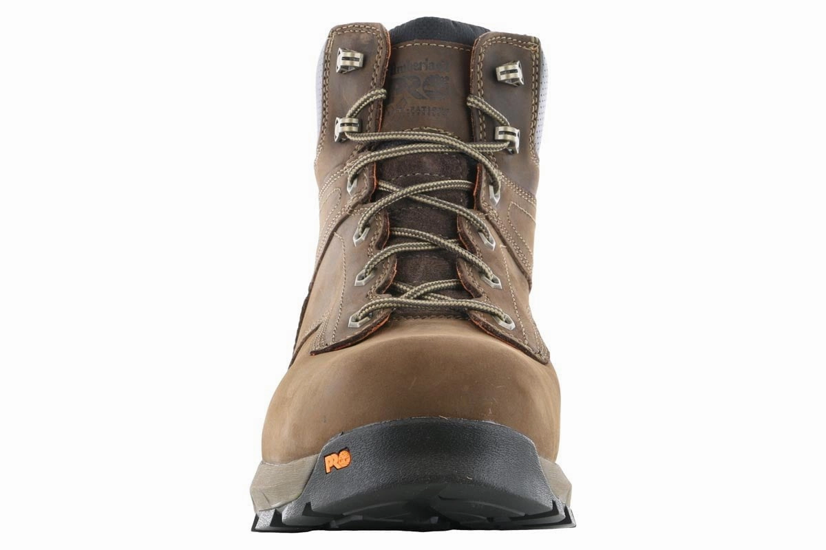Timberland PRO Titan EV 6" Composite Toe Boot Brown Stronghold Work Boots