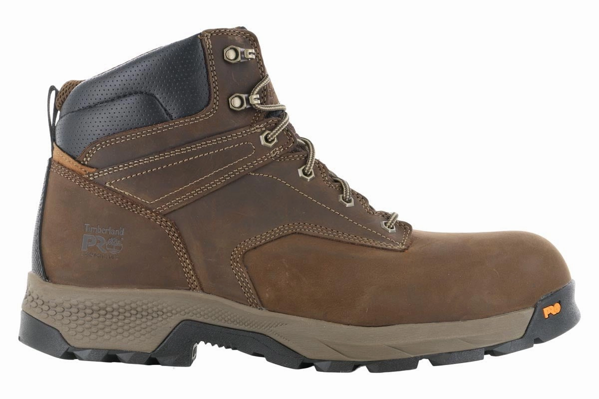 Timberland PRO Titan EV 6" Composite Toe Boot Brown Pro Work Boots Steel Toe