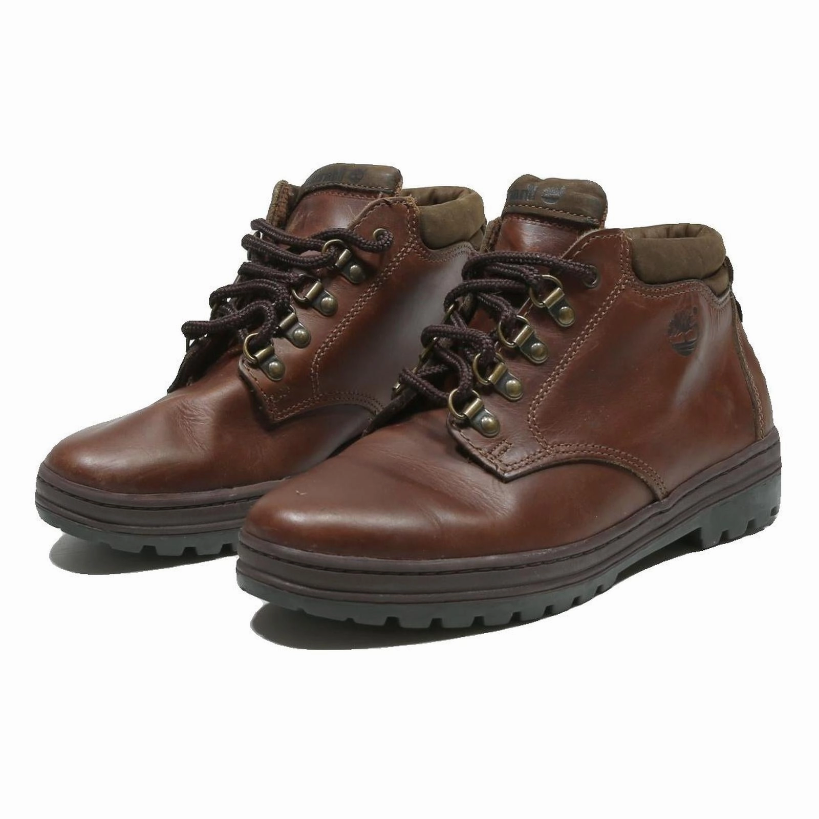 Merrell Greylock Waterproof Hiking Boots TIMBERLAND Womens Ankle Lace-Up Boots Brown Leather UK 7.5 Outdoor Casual