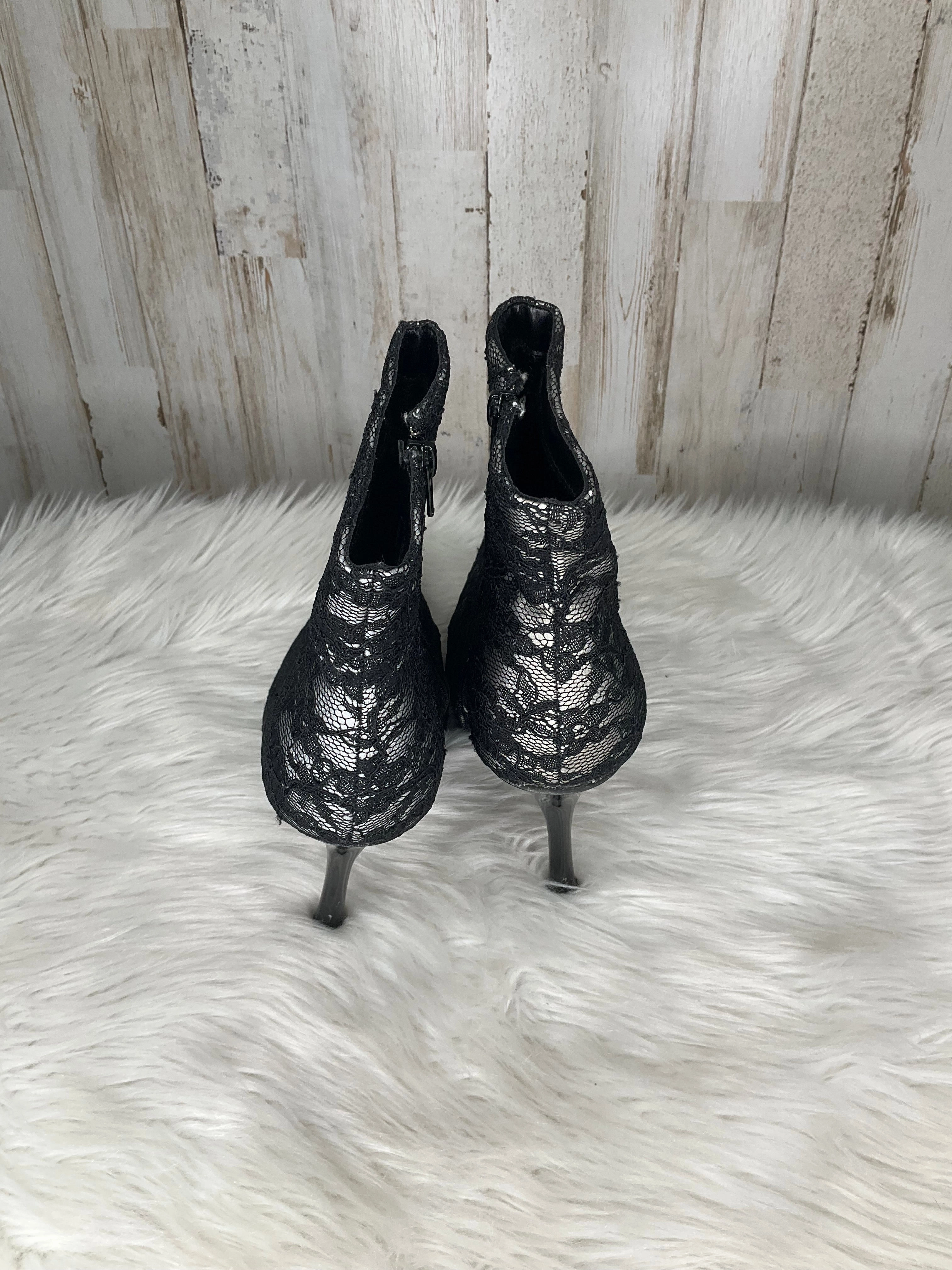 Boots Ankle Heels By Bakers Shoes  Size: 8.5 Hot Pink Ankle Boots