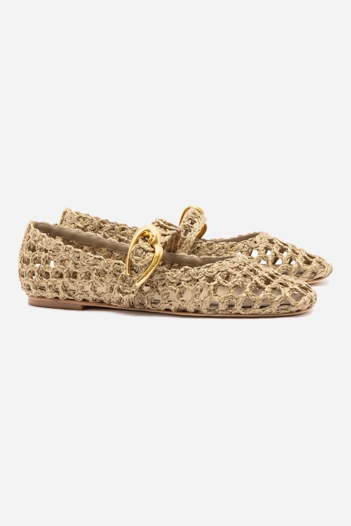 Verona Macrame In Algae Embroidered Raffia Athletech Fabric Mary Jane Shoes