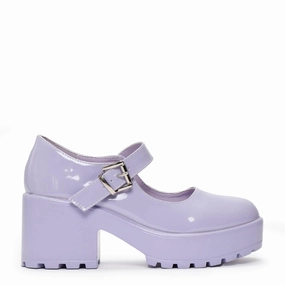 Vintage Look Mary Jane Shoes Tira Mary Jane Shoes ' Lilac Nectar Patent Edition'
