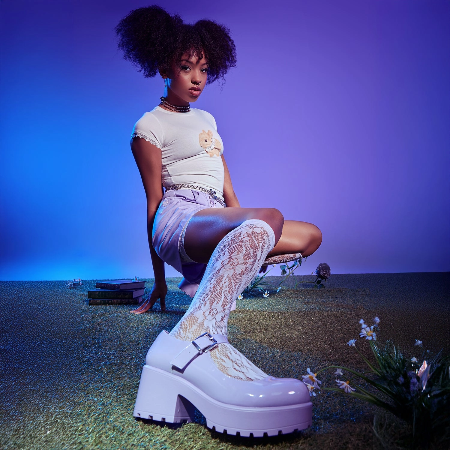 Dr. Martens Maccy Mary Jane Casual Shoe Tira Mary Jane Shoes ' Lilac Nectar Patent Edition'