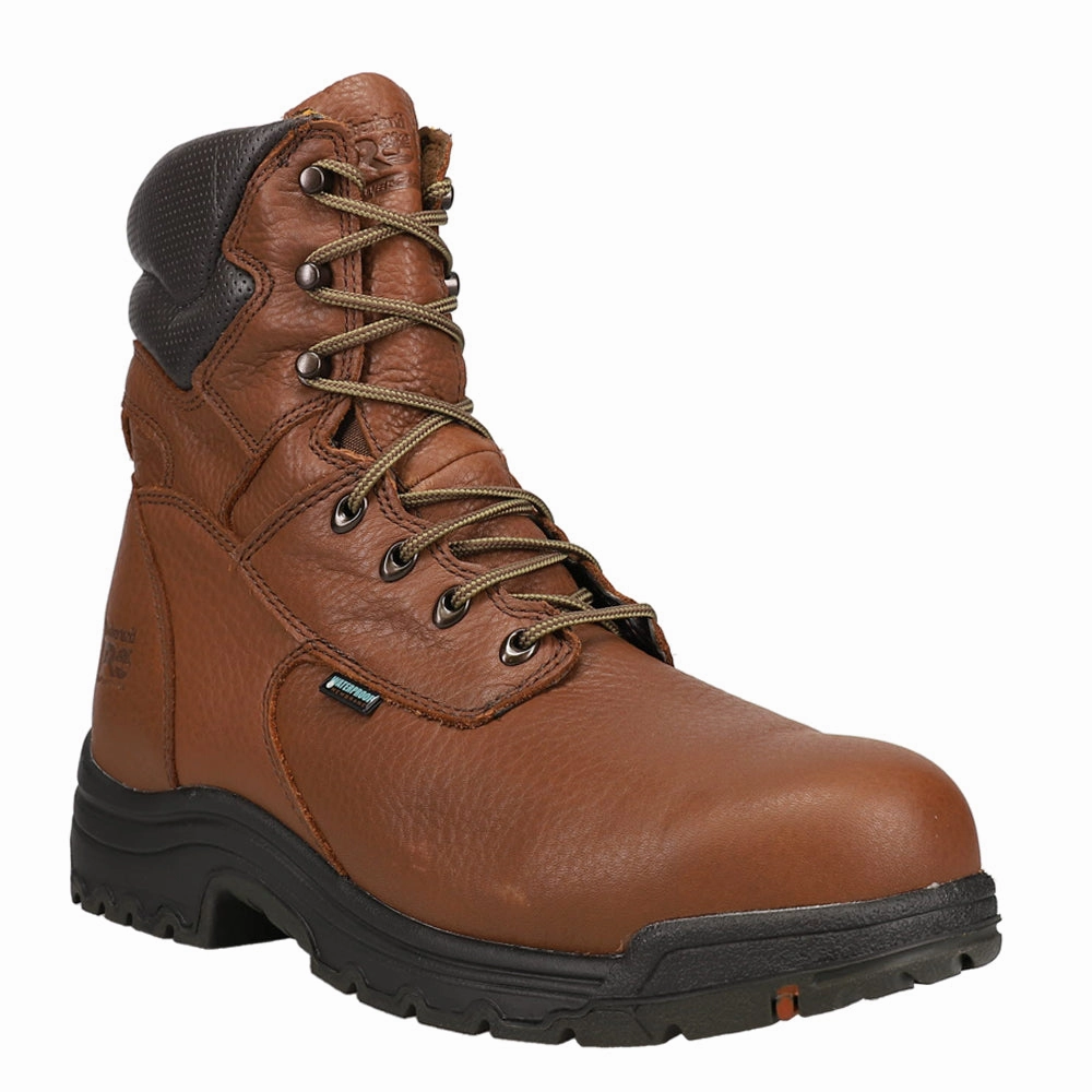 Best Work Boots No Laces Titan 8 Inch Waterproof Alloy Toe Work Boots