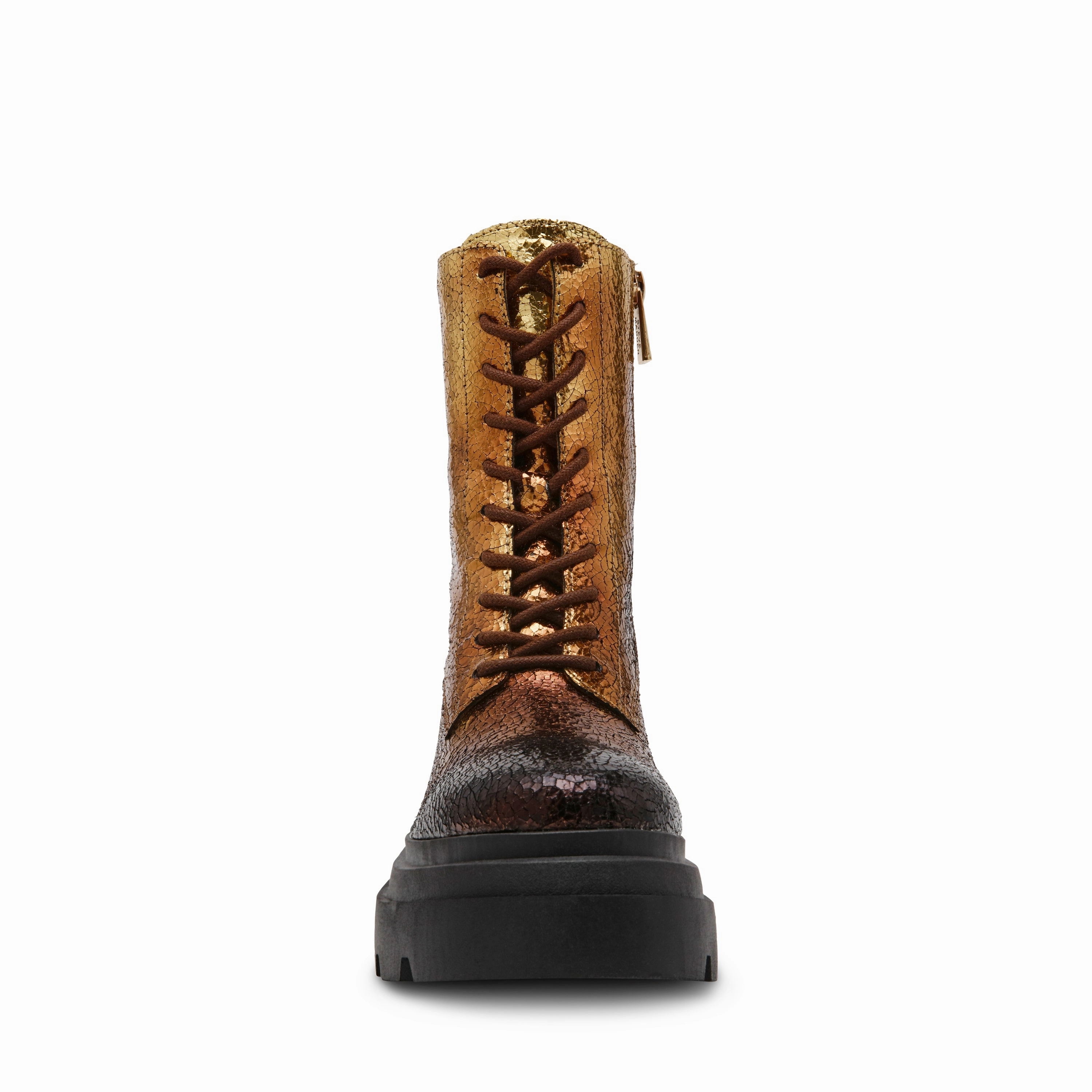 Tossup Bootie BRONZE/GOLD Zip Up Ankle Boots