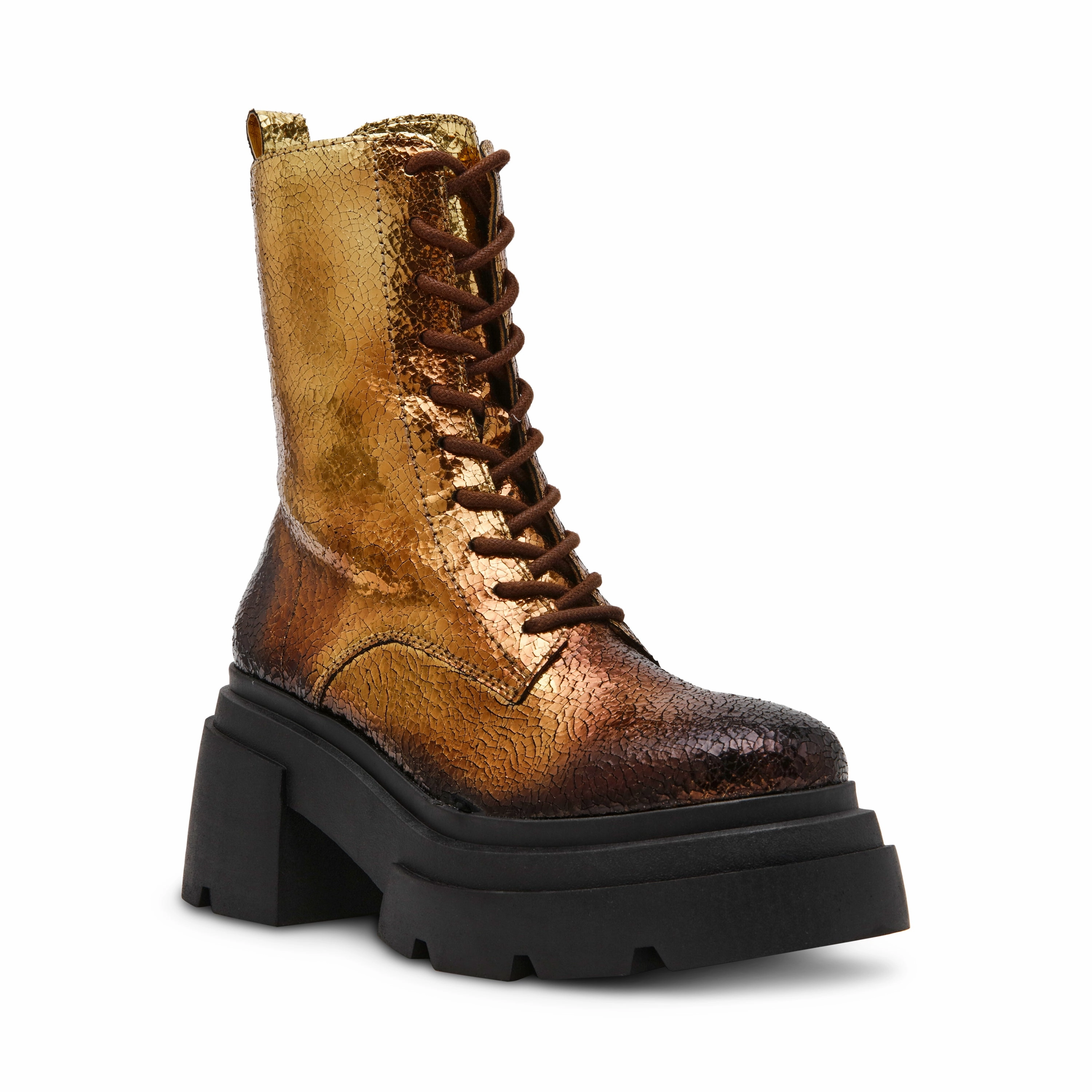 Completely Flat Ankle Boots Tossup Bootie BRONZE/GOLD