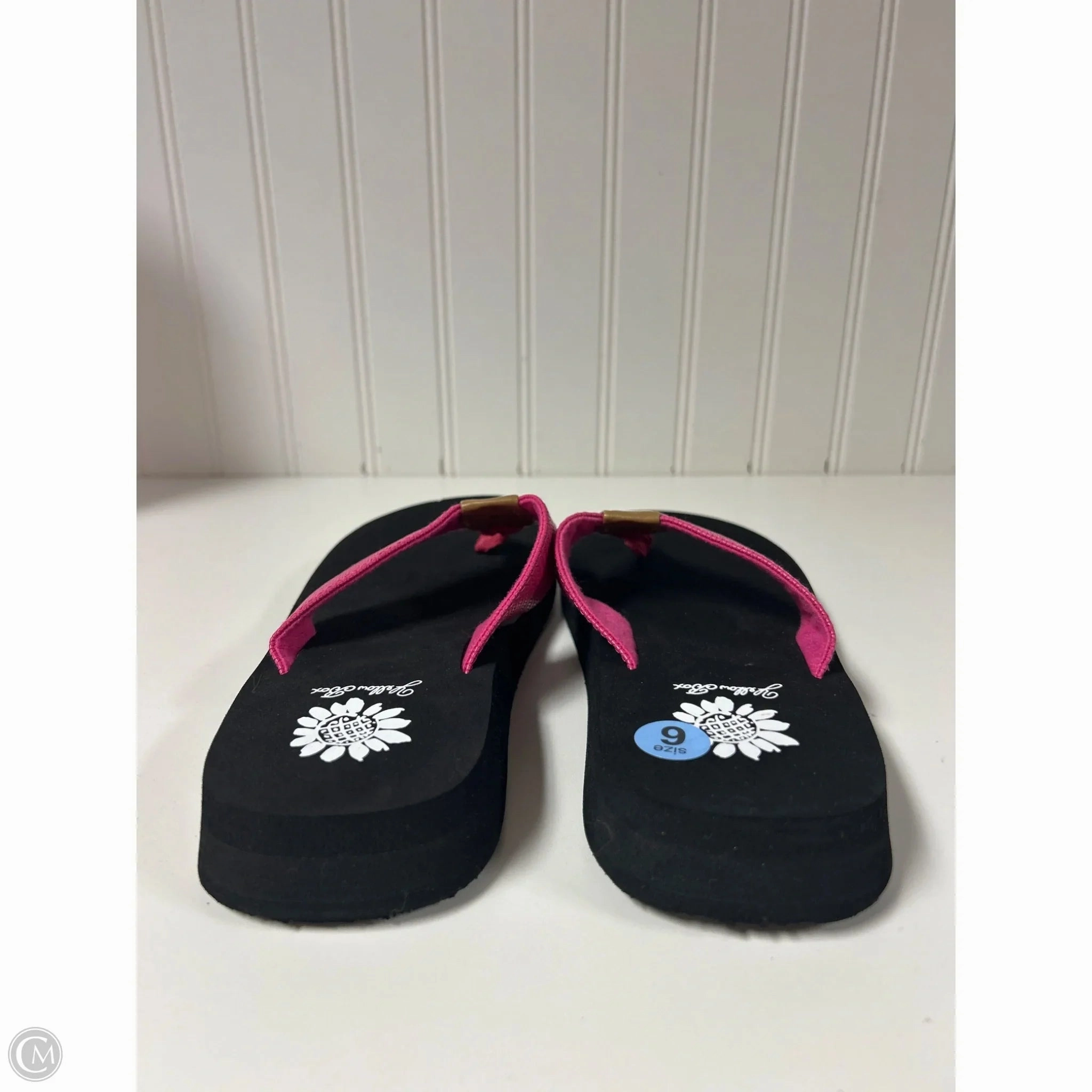 Sandals Flip Flops By Yellow Box In Pink, Size: 6 Wedding Dancing Flip Flops