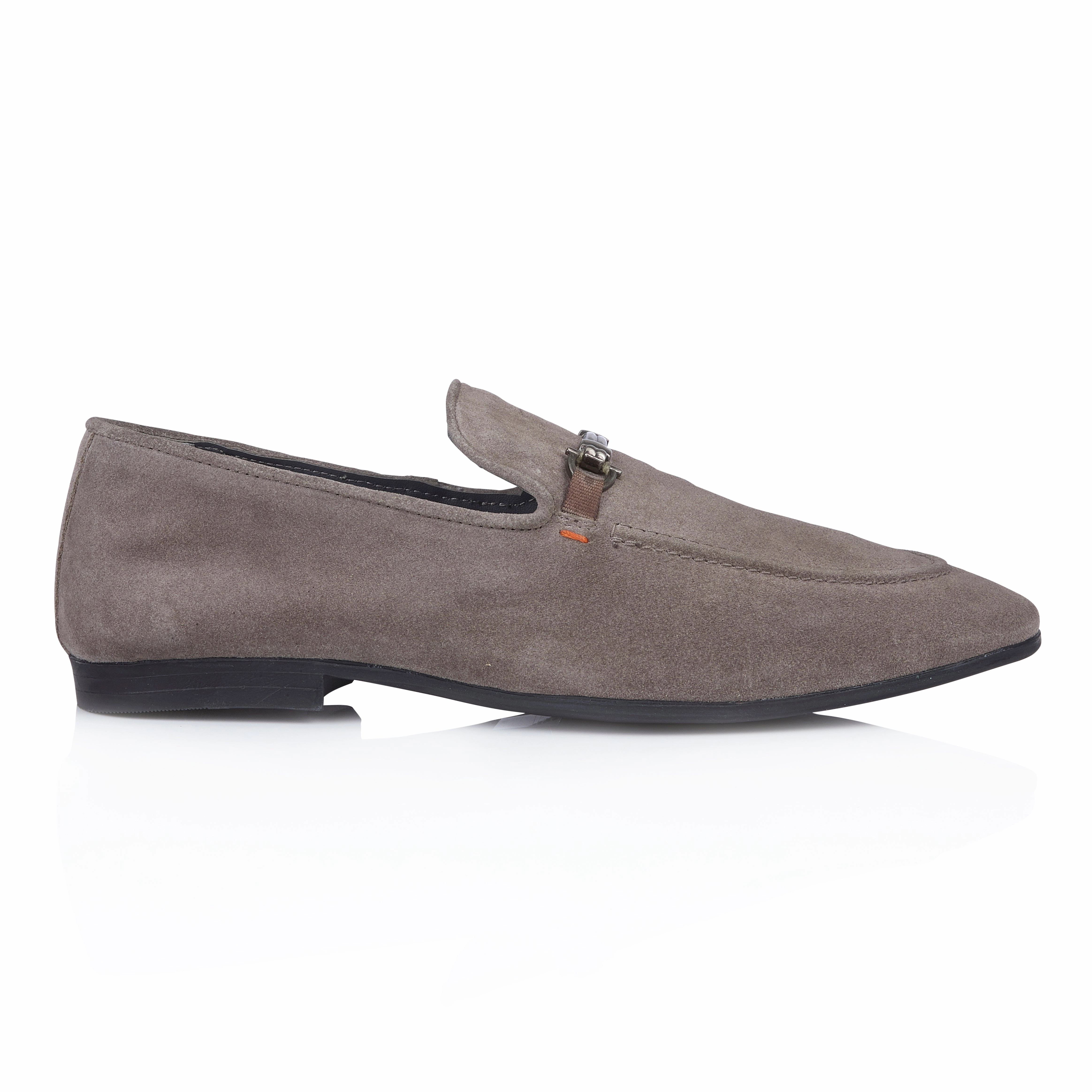 Loafers Wash Tottenham Smart Formal Suede Leather Loafers - Grey