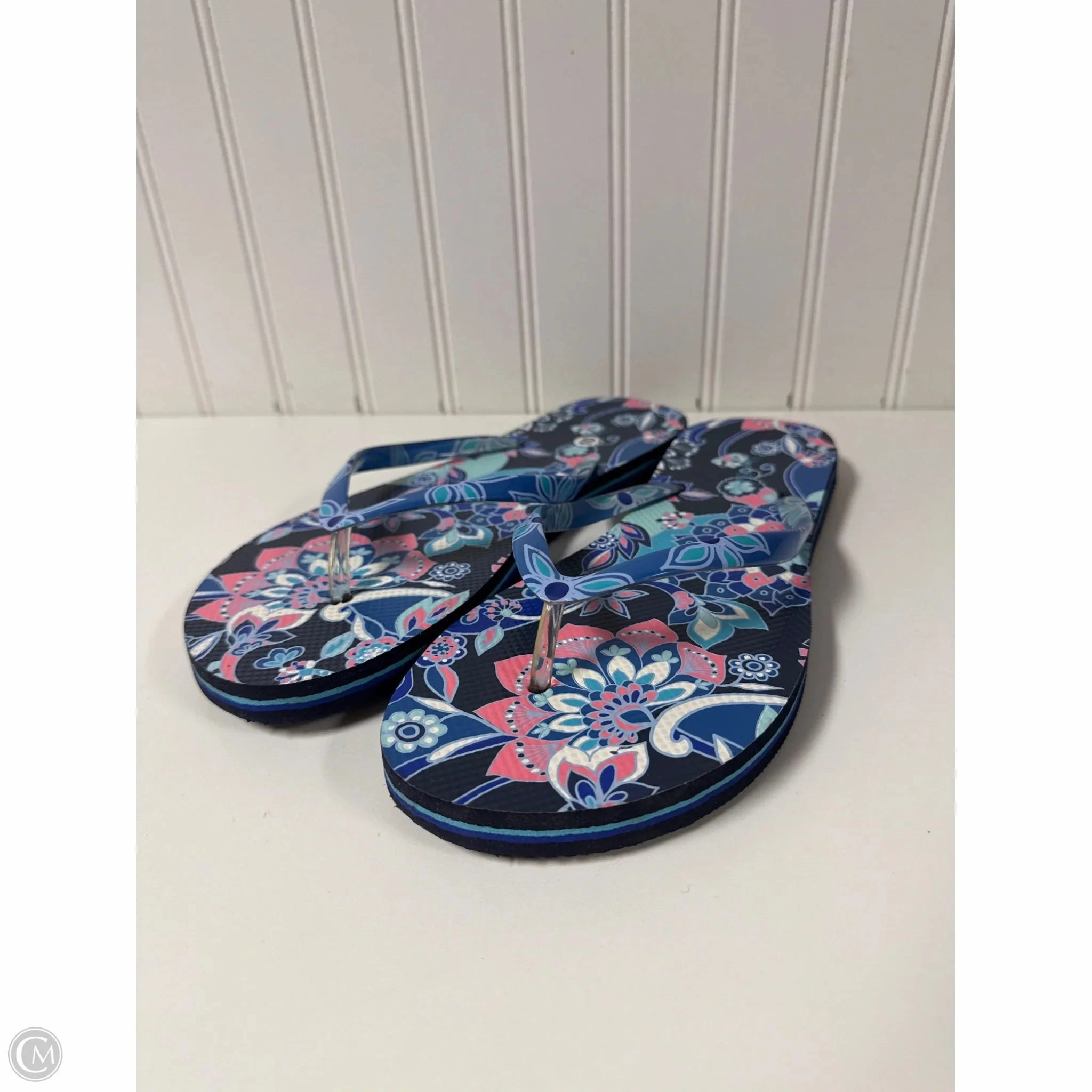 Flip Flops With Jeans Guys Sandals Flip Flops By Vera Bradley In Navy, Size: 10