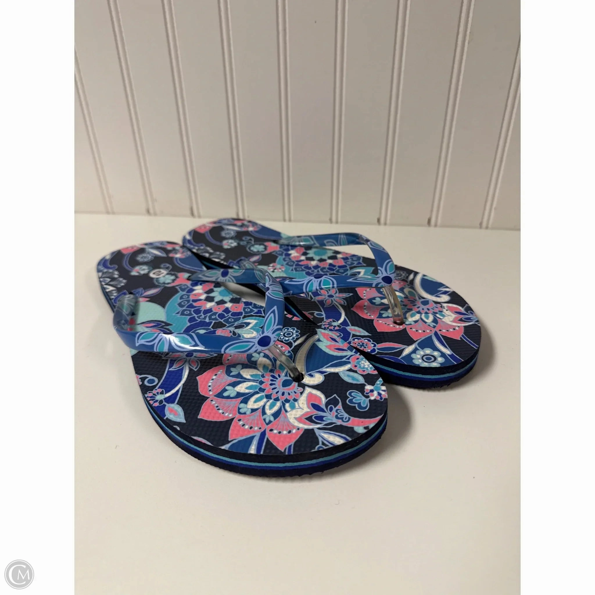 Sandals Flip Flops By Vera Bradley In Navy, Size: 10 Flip-flop Circuit