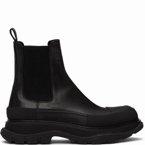 Tread Chelsea Matte Leather Boots, Black Abound Chelsea Boots