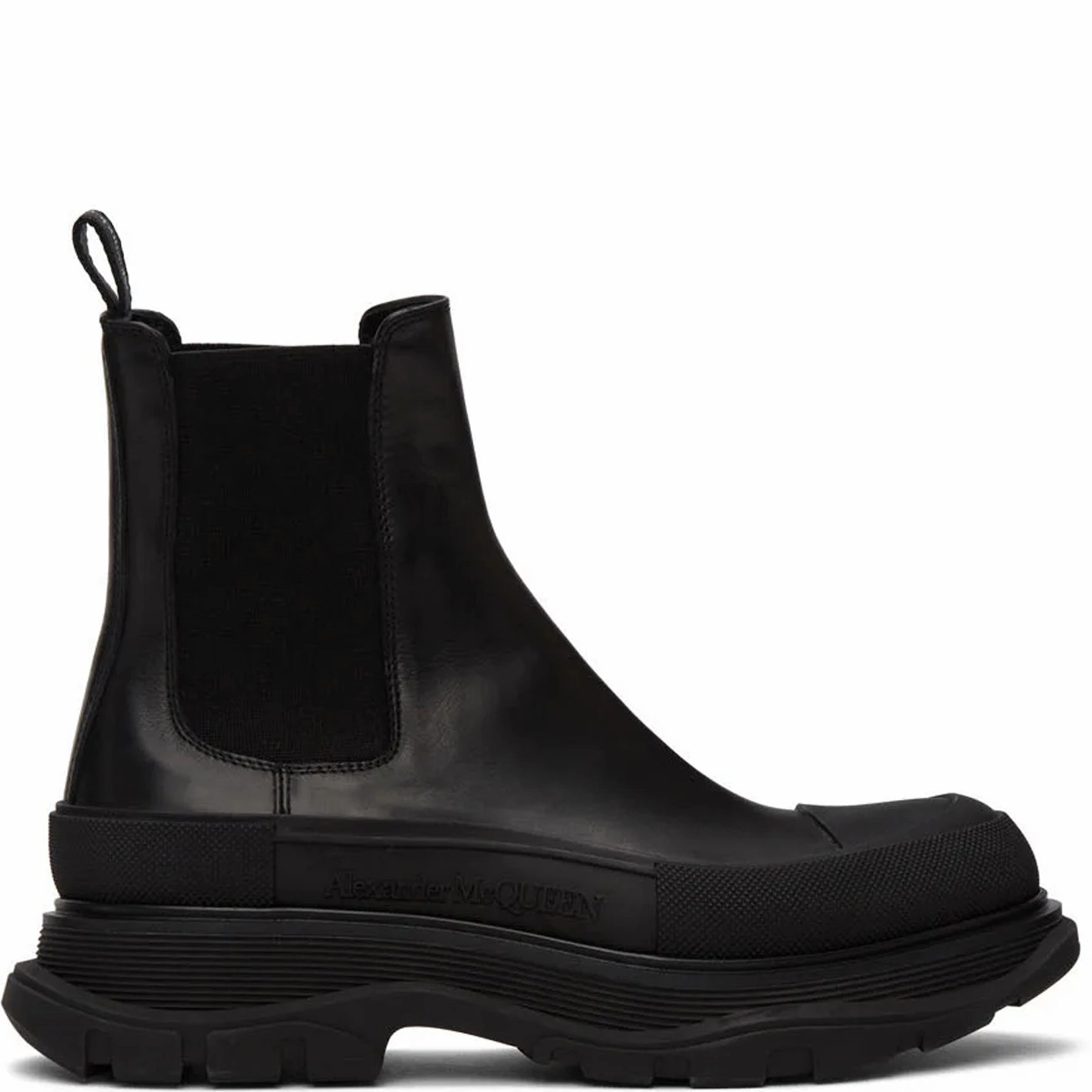 Tread Chelsea Matte Leather Boots, Black Joan Now Pull-on Chelsea Boots