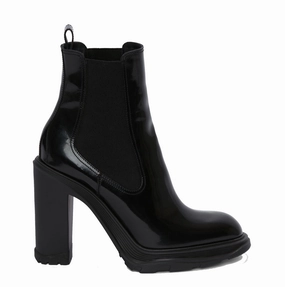 Evie Chelsea Boots Tread Heel Chelsea Boots, Black