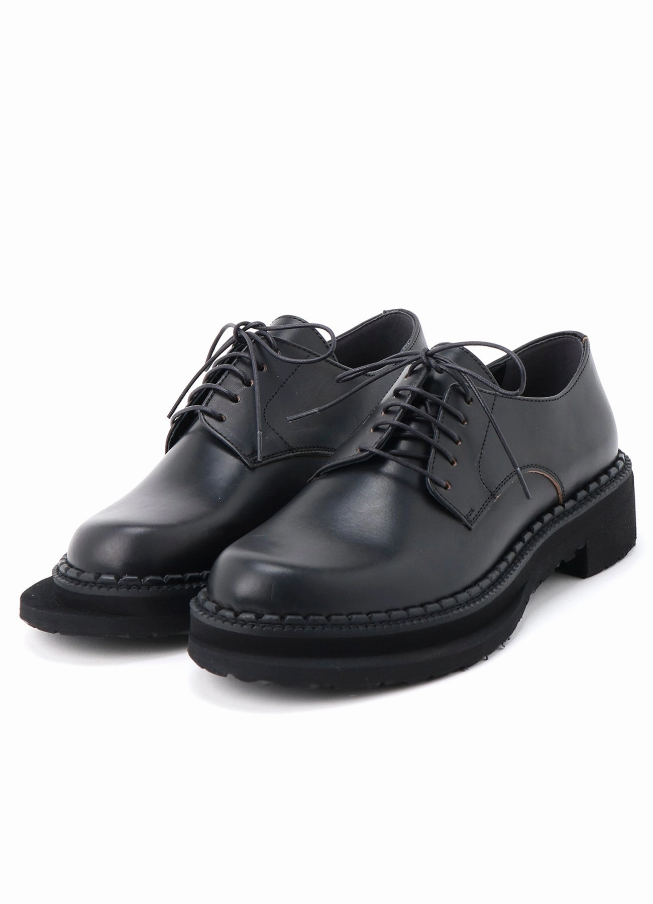TWISTED LEATHER DERBY SHOES Studded Leather Derby Shoes