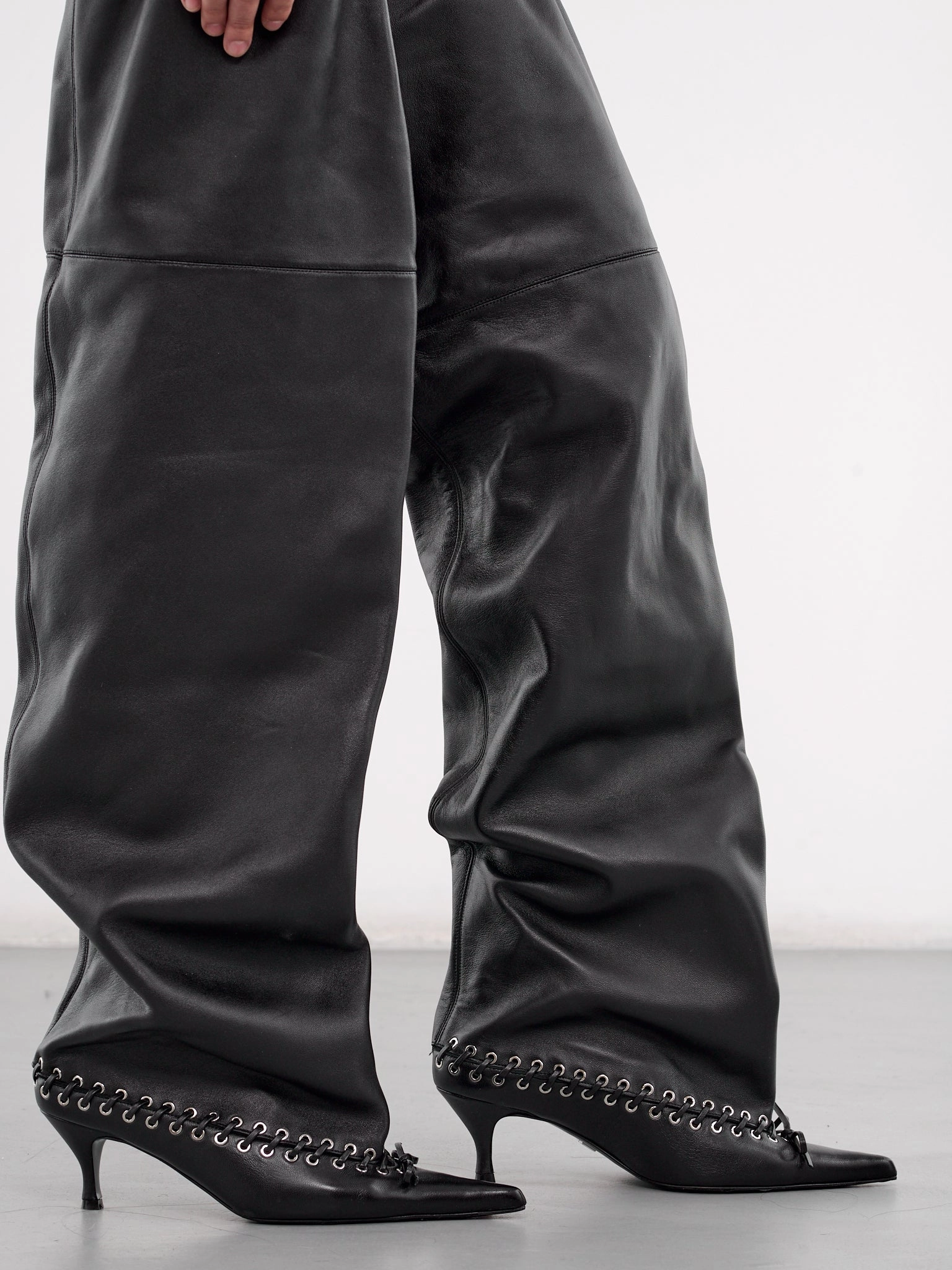 Chelsea Boots On Sale Thigh High Level Boots (SH05-NAPPA-BLACK)
