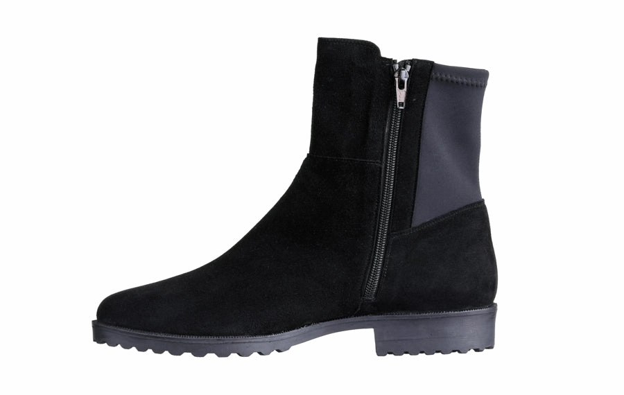 Spring Step Leather Ankle Boots Br Glove Black