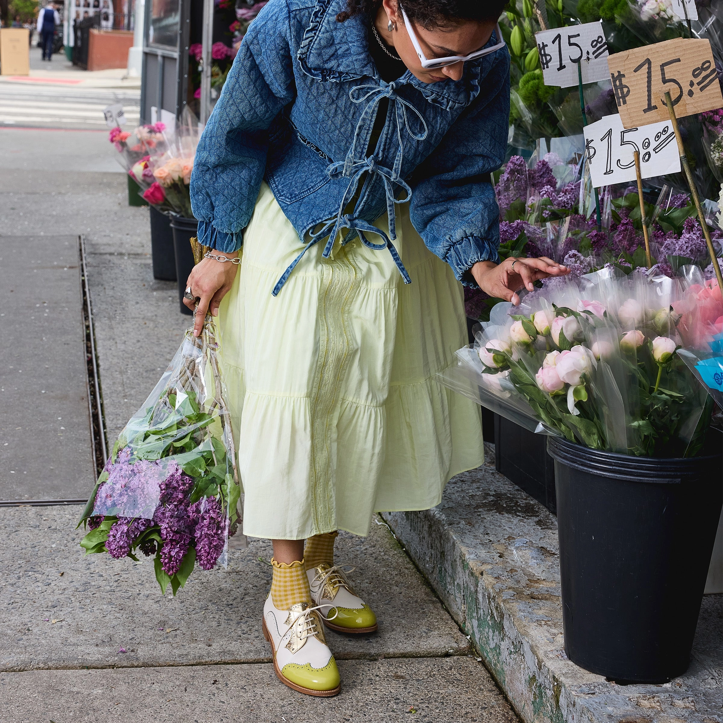1461 Smooth Leather Oxford Shoes Outfit Ms. Eugnie Derby