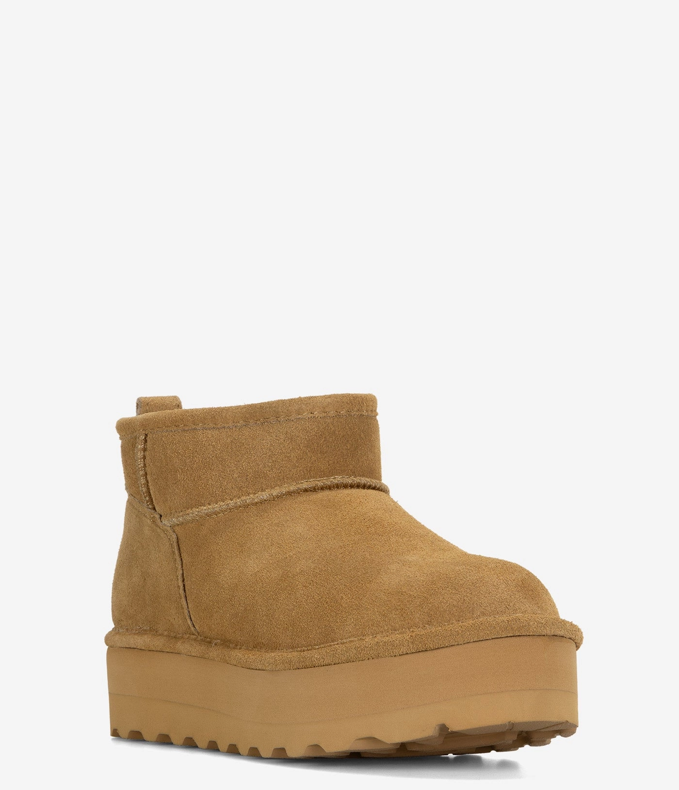 Leather Comfort Chelsea Boots Bearpaw Retro Shorty Platform Boot - Women