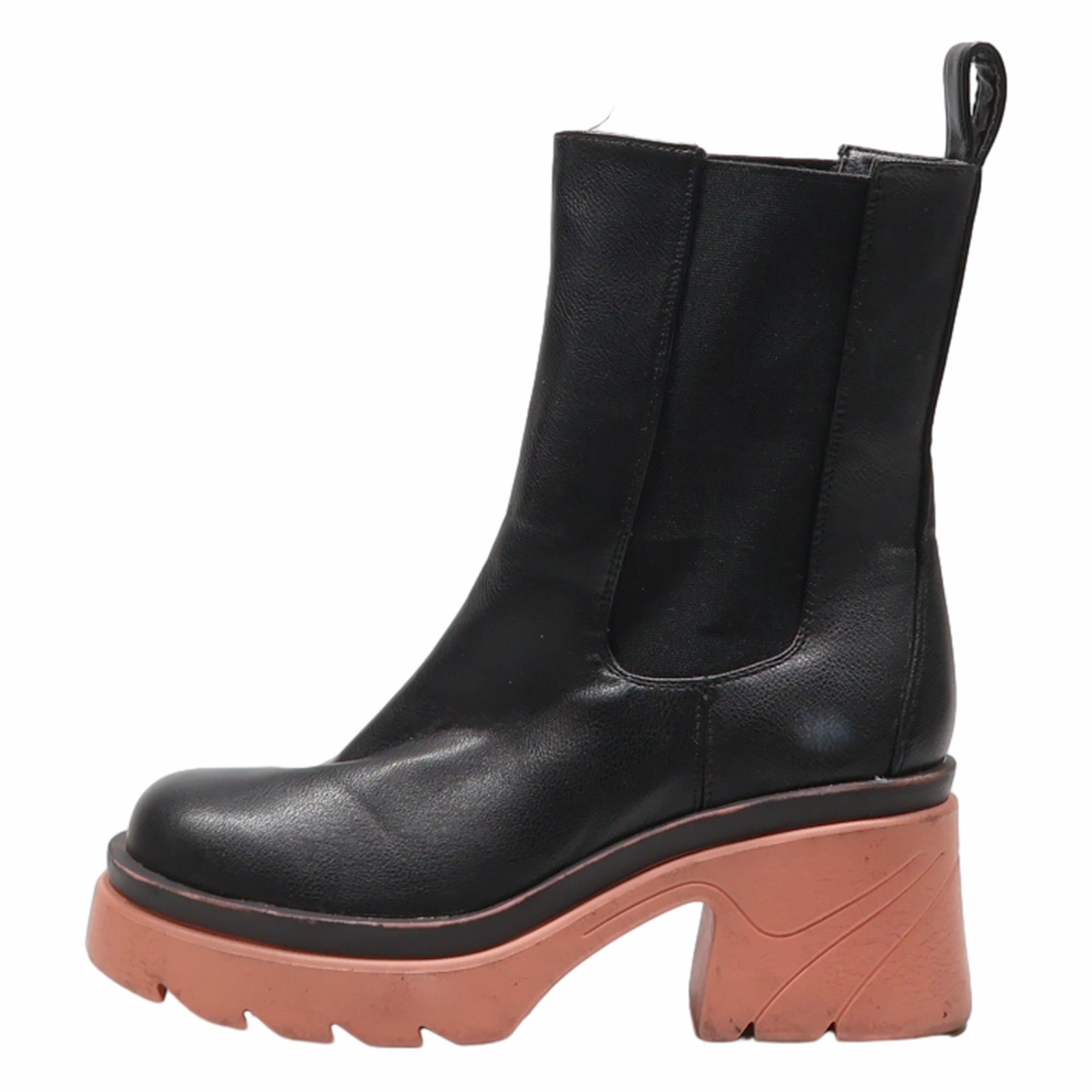 ALIGIA Chelsea Boots Black Leather Womens UK 6 Chelsea Boots 70s