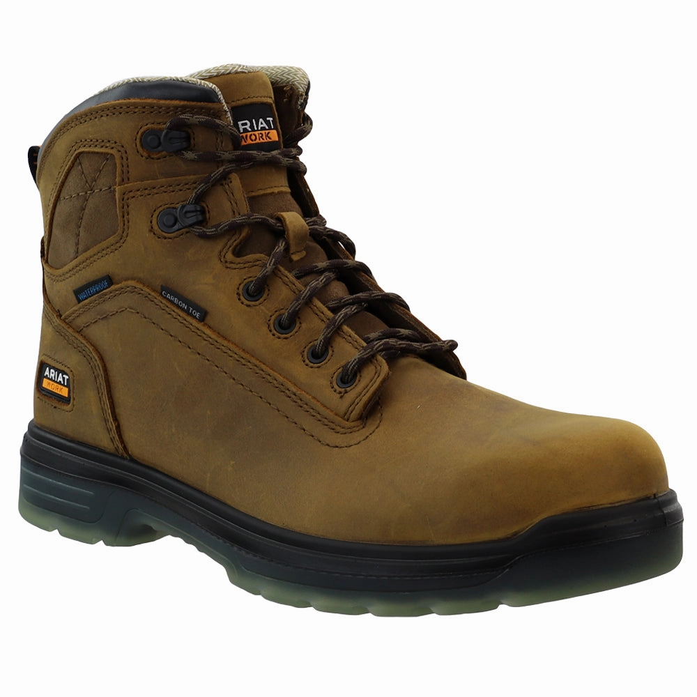 Workhog Pull-on Work Boots Turbo 6 Inch Waterproof Carbon Toe Work Boots