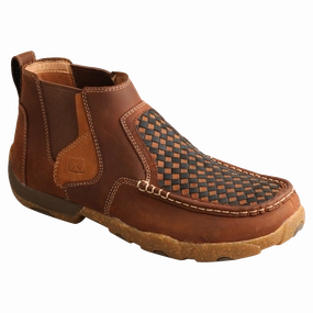 Skirts To Wear With Chelsea Boots Twisted X Men's Chelsea Driving Moc Leather Shoes MDMG005