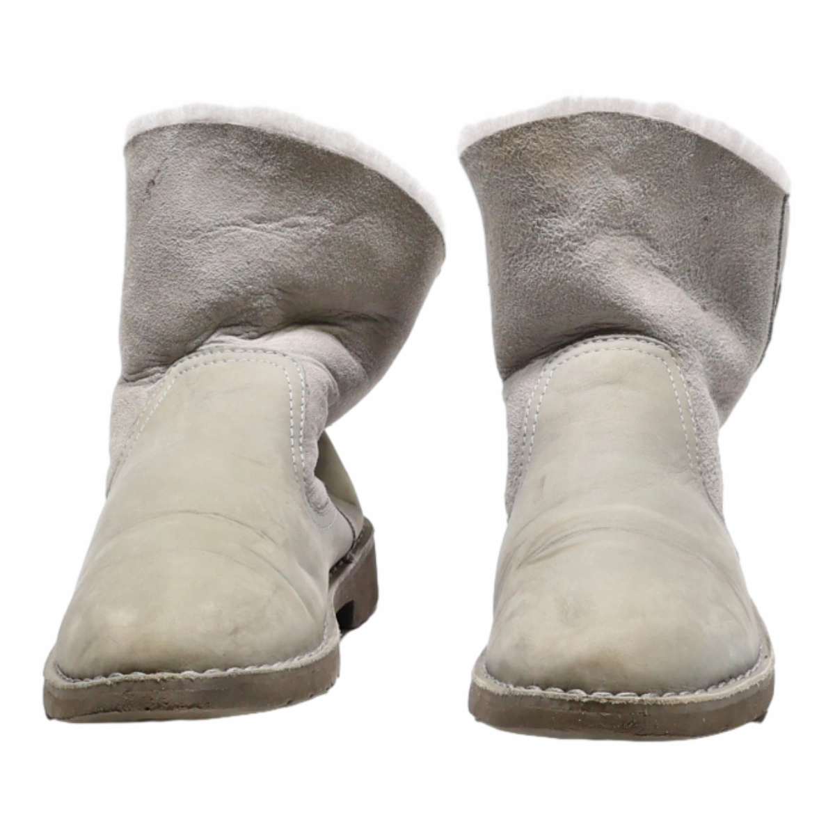 Chelsea Boots Platform Fur UGG Chelsea Boots Grey Suede Womens UK 8.5