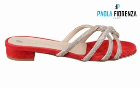 Pf Crystal Lace Up Ballet Flat Shoes