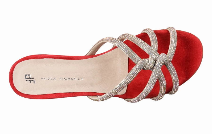 Flat Shoes Wedding Wide Width Pf Crystal