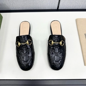 Calf Pain After Wearing Flat Shoes SE1680 Gucci Women's Princetown Slipper / Size5-11