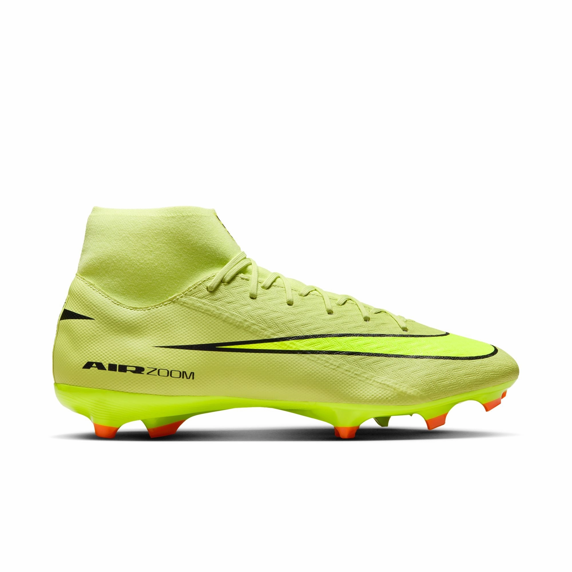 Special Edition Soccer Cleats Nike Air Zoom Mercurial Superfly 10 Academy FG Firm Ground Soccer Cleats - Limelight/Volt-Hyper Crimson
