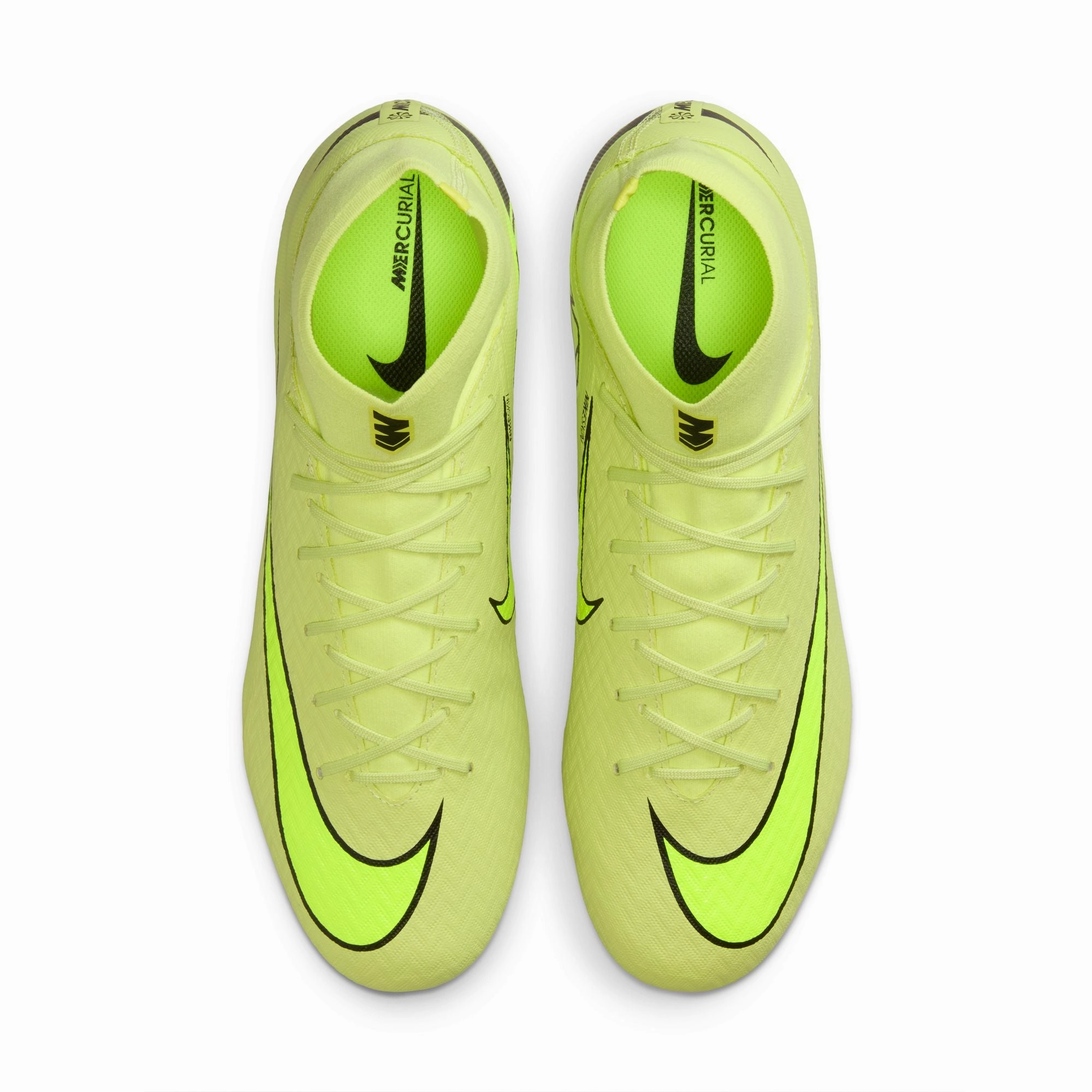 Type Of Soccer Cleats Nike Air Zoom Mercurial Superfly 10 Academy FG Firm Ground Soccer Cleats - Limelight/Volt-Hyper Crimson