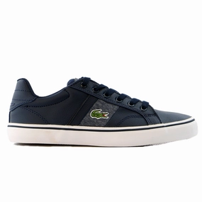Minimalist Running Shoes Lacoste Fairlead Ww Spc Casual Shoe  - Blue / Dark Grey - Boys