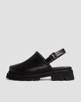 Flat Gravel Shoes Urban Clogs made of vegan grape leather