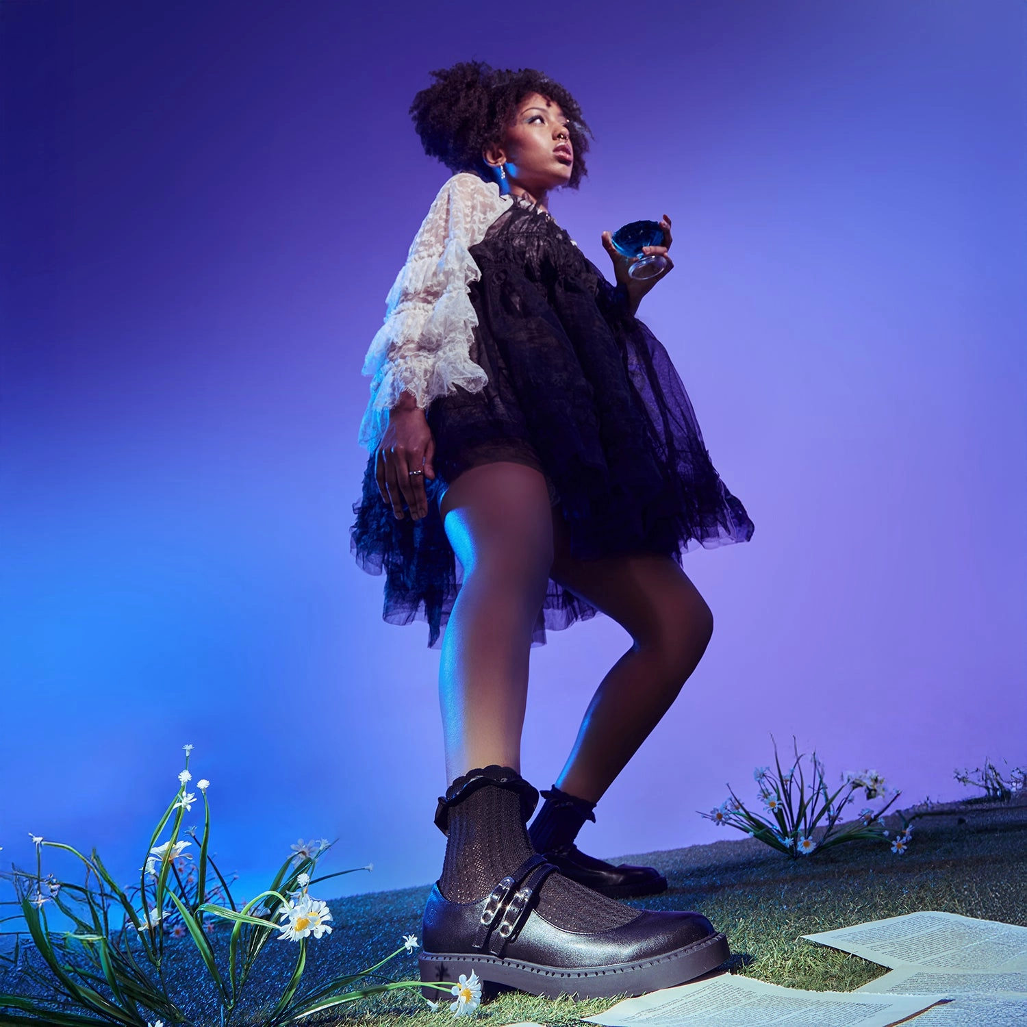 Punk Mary Jane Shoes Vagar Safety Pin Tale Mary Janes