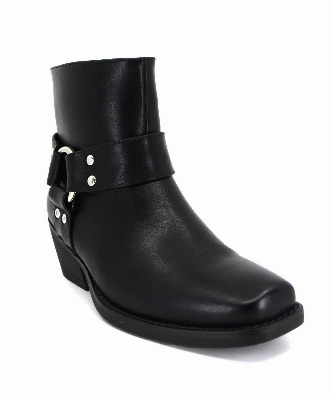 Velez Black Smooth *FINAL SALE* Camzin Dime Ankle Boots