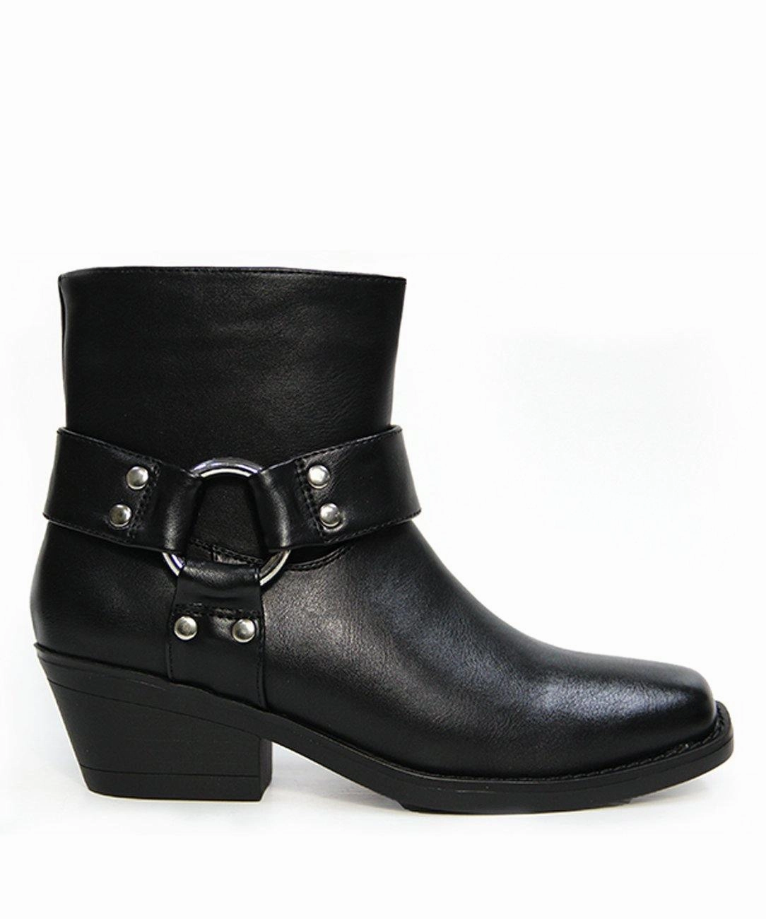 Outfit Ideas For Ankle Boots Velez Black Smooth *FINAL SALE*